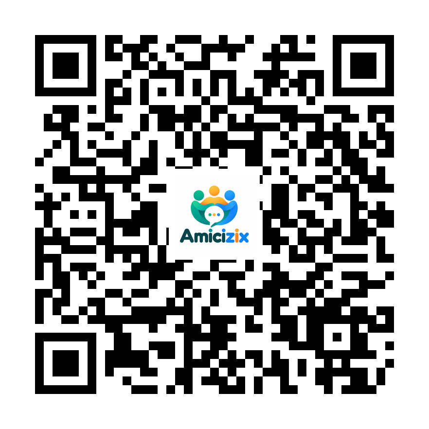 QR code di invito alla community WhatsApp Amicizix